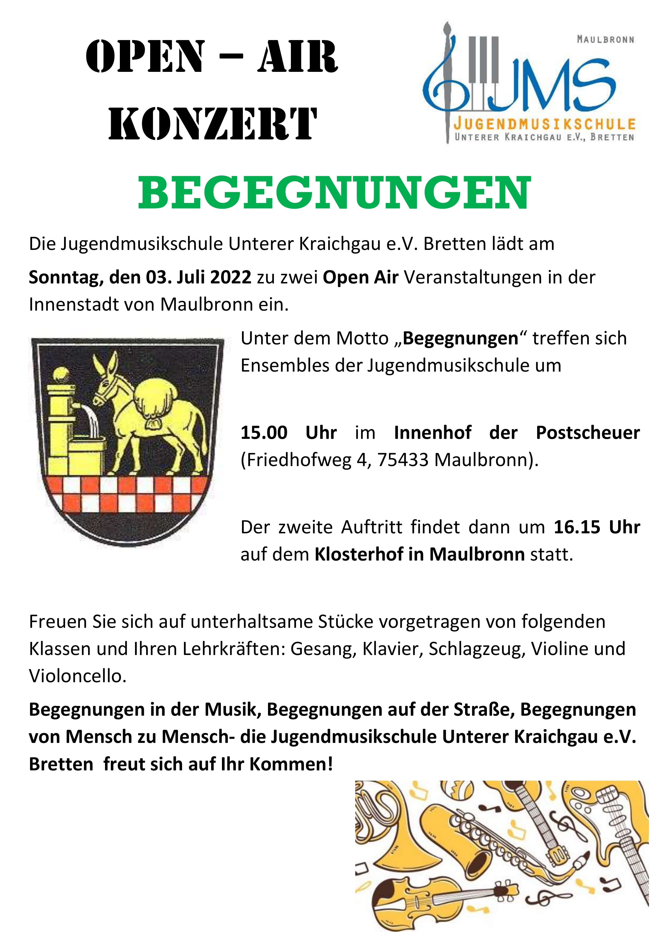 2022 OUTDOOR Maulbronn PLAKAT