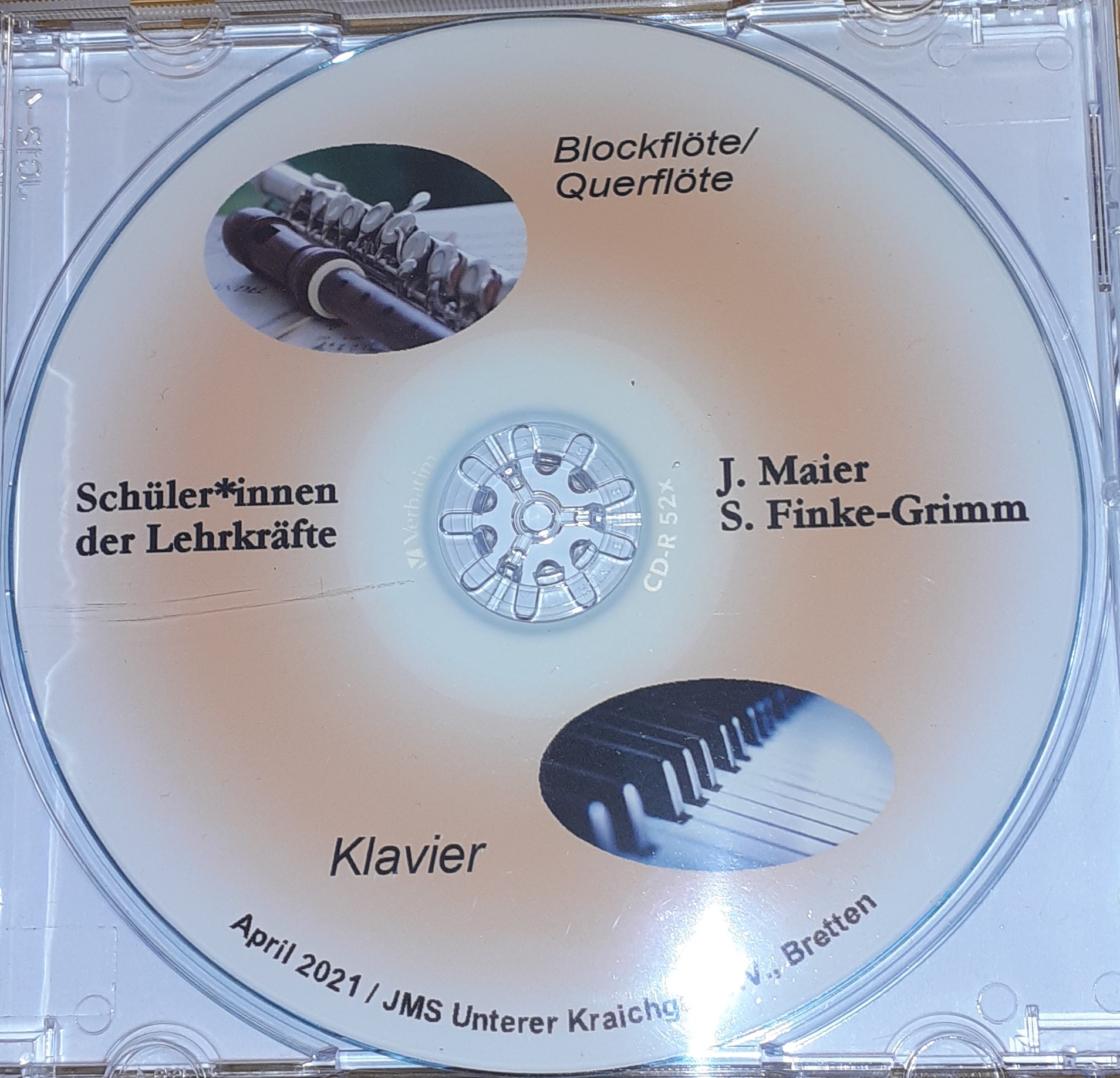 CD Label Ausschnitt MAIER FINKE GRIMM April 2021